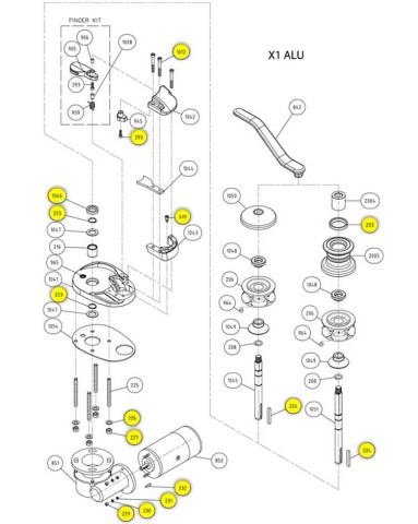 Verricelli - kit manutenzione Project X1 500w